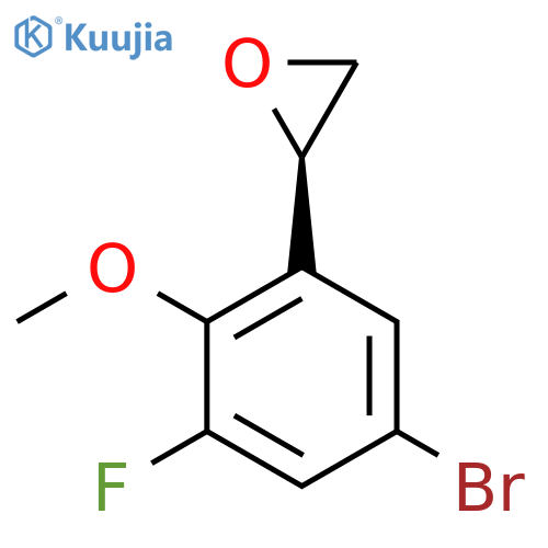(2R)-2-(5-bromo-3-fluoro-2-methoxyphenyl)oxirane structure