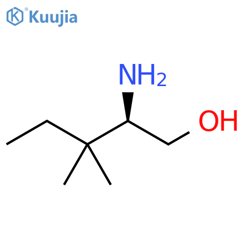 (2R)-2-amino-3,3-dimethylpentan-1-ol structure
