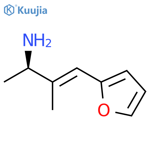(2R)-4-(furan-2-yl)-3-methylbut-3-en-2-amine structure