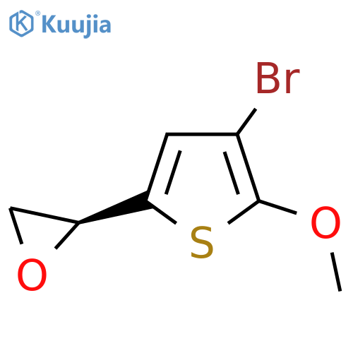 (2S)-2-(4-bromo-5-methoxythiophen-2-yl)oxirane structure