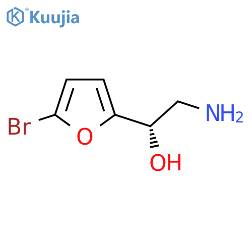 (1S)-2-amino-1-(5-bromofuran-2-yl)ethan-1-ol structure