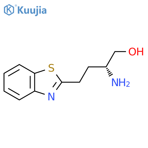 (2R)-2-amino-4-(1,3-benzothiazol-2-yl)butan-1-ol structure