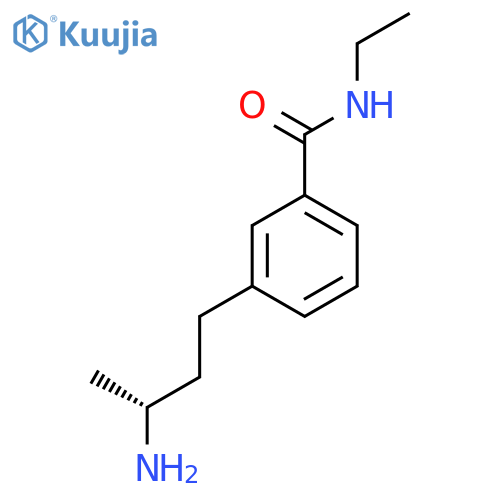 3-(3R)-3-aminobutyl-N-ethylbenzamide structure