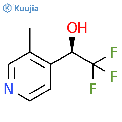 (1R)-2,2,2-trifluoro-1-(3-methylpyridin-4-yl)ethan-1-ol structure