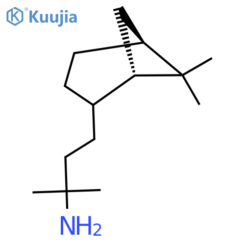 4-(1S,5S)-6,6-dimethylbicyclo3.1.1heptan-2-yl-2-methylbutan-2-amine structure