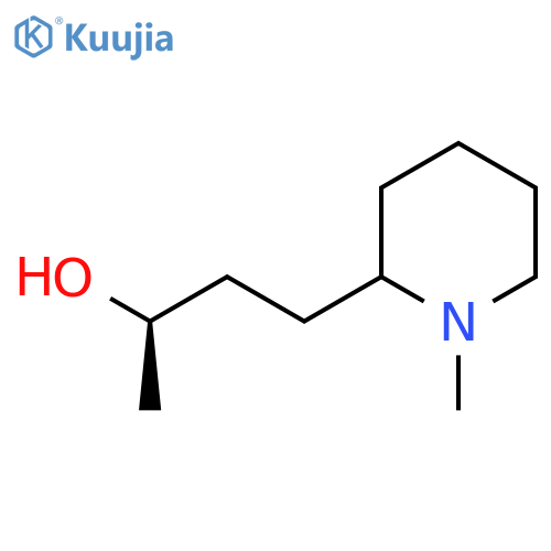 (2R)-4-(1-methylpiperidin-2-yl)butan-2-ol structure