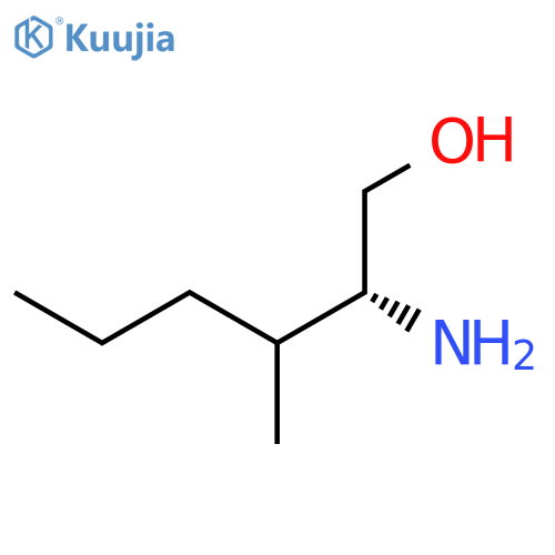 (2R)-2-amino-3-methylhexan-1-ol structure