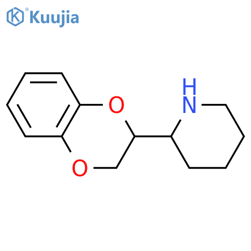 2-(2,3-dihydro-1,4-benzodioxin-2-yl)piperidine structure