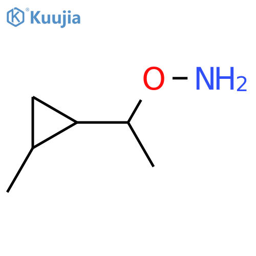 O-1-(2-methylcyclopropyl)ethylhydroxylamine structure