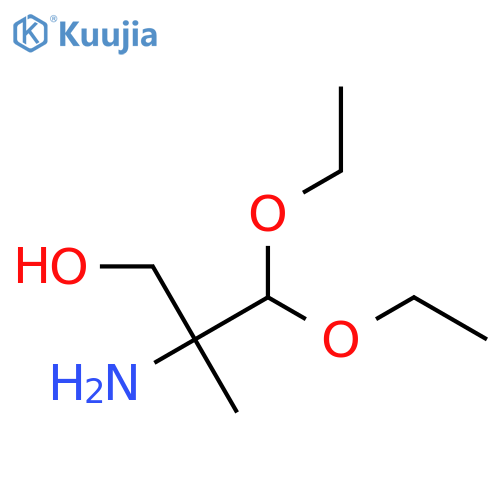 2-amino-3,3-diethoxy-2-methylpropan-1-ol structure