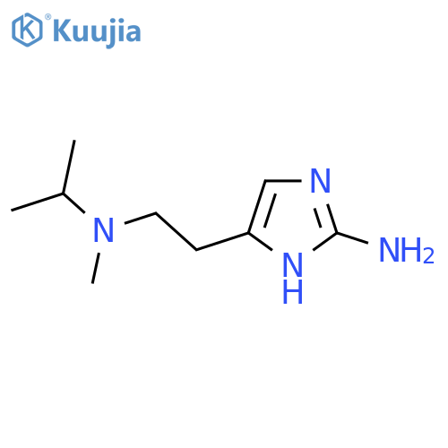 5-{2-methyl(propan-2-yl)aminoethyl}-1H-imidazol-2-amine structure