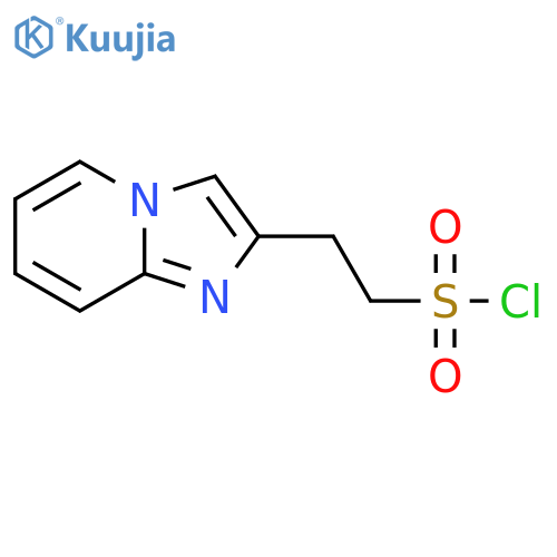 2-{imidazo1,2-apyridin-2-yl}ethane-1-sulfonyl chloride structure