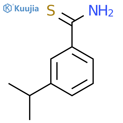 3-(propan-2-yl)benzene-1-carbothioamide structure