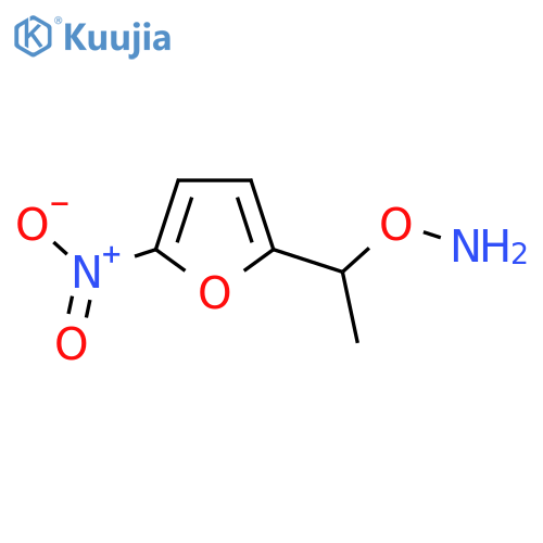 O-1-(5-nitrofuran-2-yl)ethylhydroxylamine structure