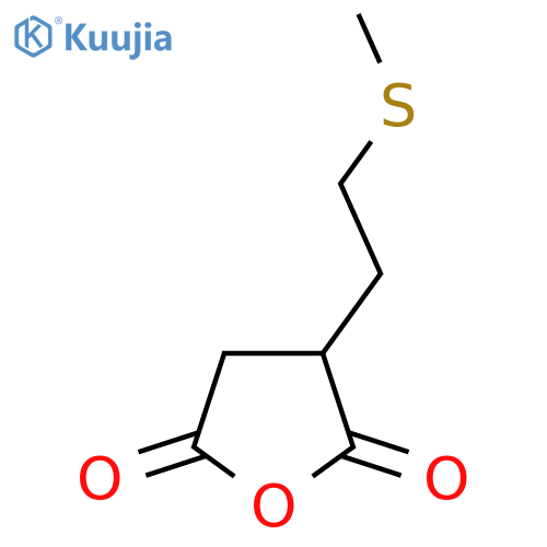 3-2-(methylsulfanyl)ethyloxolane-2,5-dione structure