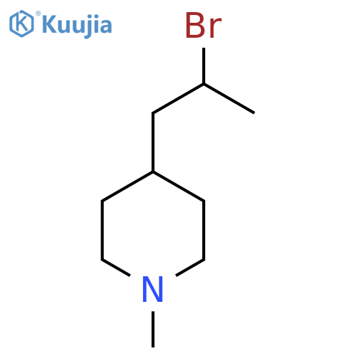 4-(2-bromopropyl)-1-methylpiperidine structure
