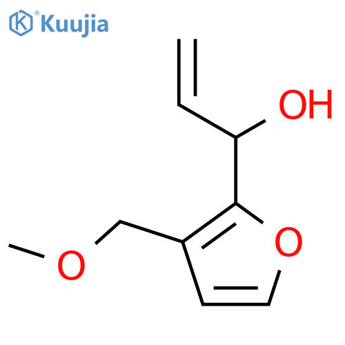 1-3-(methoxymethyl)furan-2-ylprop-2-en-1-ol structure