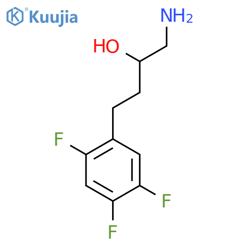 1-Amino-4-(2,4,5-trifluorophenyl)butan-2-ol structure