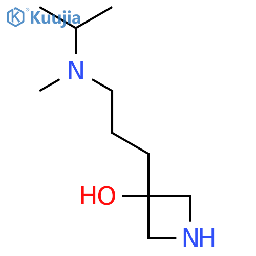 3-{3-methyl(propan-2-yl)aminopropyl}azetidin-3-ol structure
