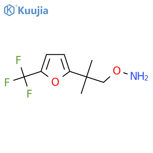 O-{2-methyl-2-5-(trifluoromethyl)furan-2-ylpropyl}hydroxylamine structure