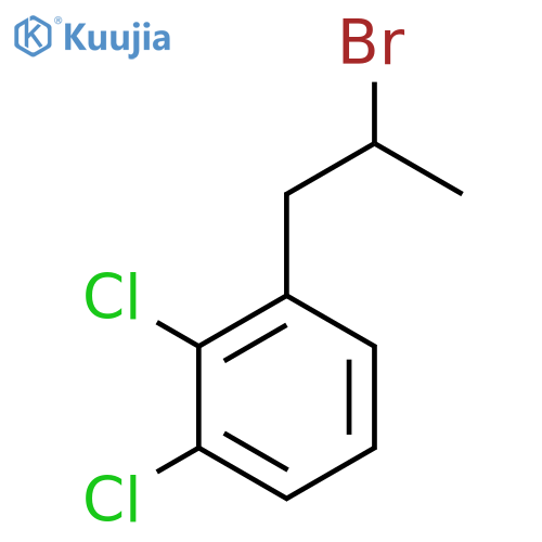 1-(2-bromopropyl)-2,3-dichlorobenzene structure
