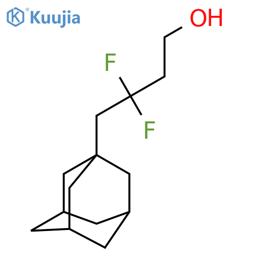 4-(adamantan-1-yl)-3,3-difluorobutan-1-ol structure