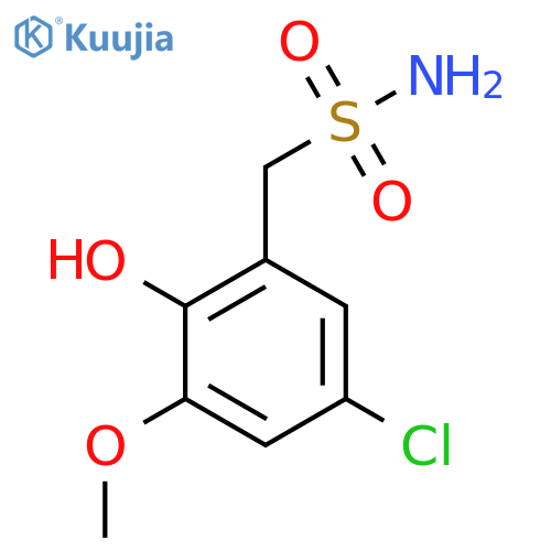 (5-chloro-2-hydroxy-3-methoxyphenyl)methanesulfonamide structure