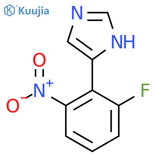 4-(2-fluoro-6-nitrophenyl)-1H-imidazole structure
