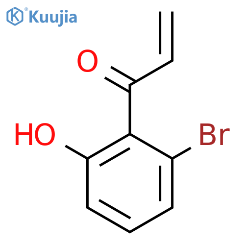 1-(2-bromo-6-hydroxyphenyl)prop-2-en-1-one structure