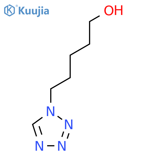 5-(1H-1,2,3,4-tetrazol-1-yl)pentan-1-ol structure