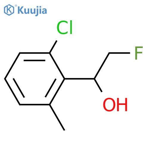 1-(2-chloro-6-methylphenyl)-2-fluoroethan-1-ol structure