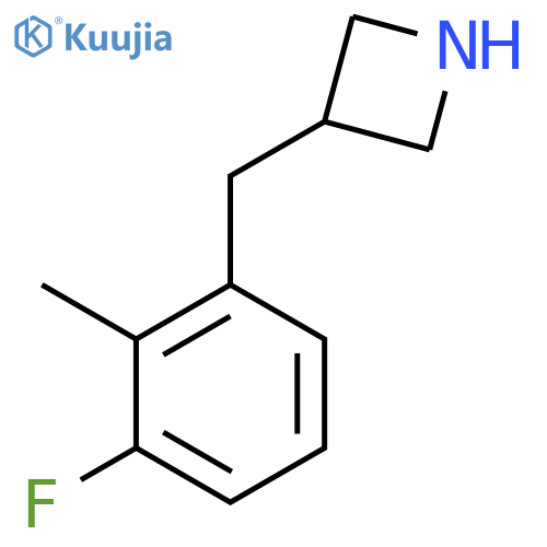 3-(3-fluoro-2-methylphenyl)methylazetidine structure