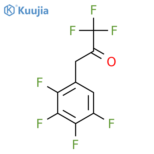 1,1,1-trifluoro-3-(2,3,4,5-tetrafluorophenyl)propan-2-one structure