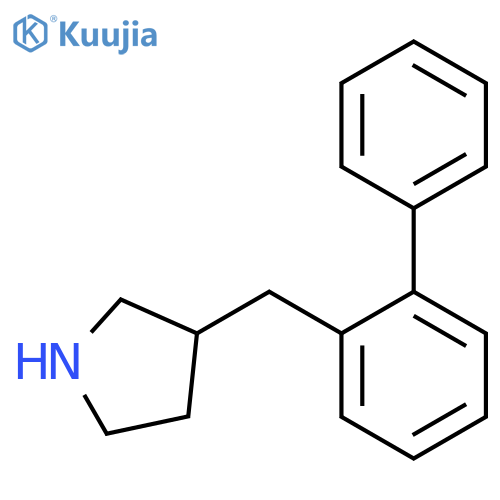 3-(2-phenylphenyl)methylpyrrolidine structure