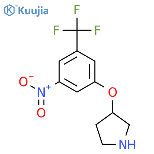 3-3-nitro-5-(trifluoromethyl)phenoxypyrrolidine structure