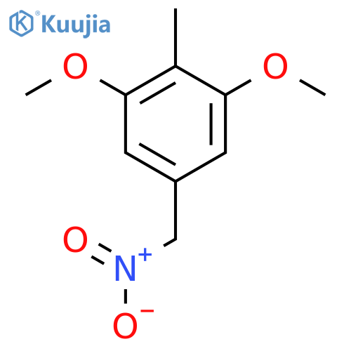 1,3-dimethoxy-2-methyl-5-(nitromethyl)benzene structure