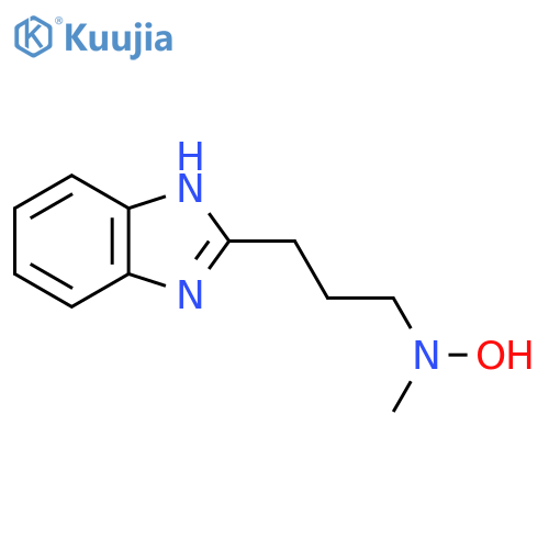 N-3-(1H-1,3-benzodiazol-2-yl)propyl-N-methylhydroxylamine structure