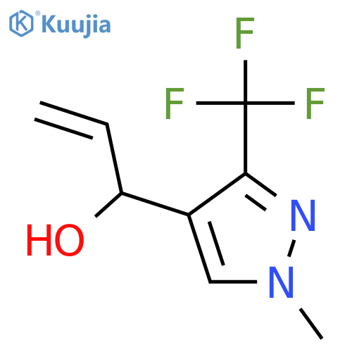 1-1-methyl-3-(trifluoromethyl)-1H-pyrazol-4-ylprop-2-en-1-ol structure