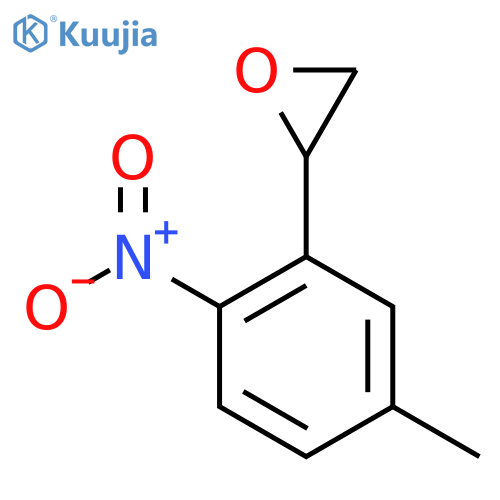 2-(5-methyl-2-nitrophenyl)oxirane structure