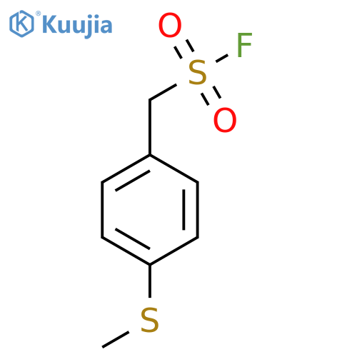 4-(methylsulfanyl)phenylmethanesulfonyl fluoride structure