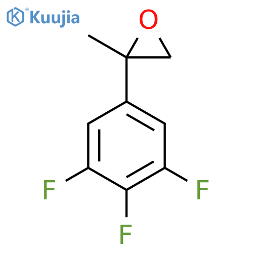 2-methyl-2-(3,4,5-trifluorophenyl)oxirane structure
