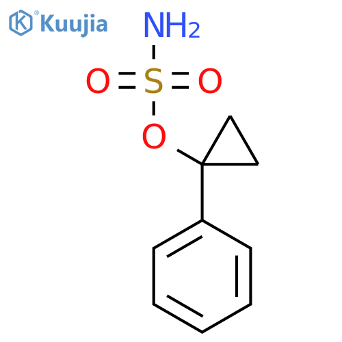 1-phenylcyclopropyl sulfamate structure