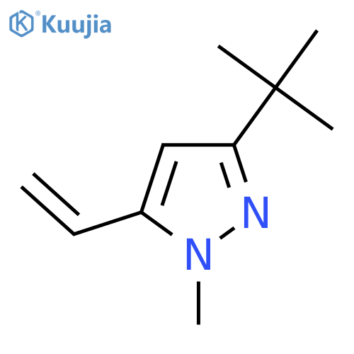 3-tert-butyl-5-ethenyl-1-methyl-1H-pyrazole structure