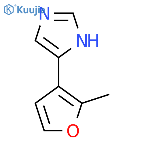 4-(2-methylfuran-3-yl)-1H-imidazole structure