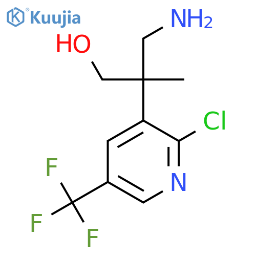 3-amino-2-2-chloro-5-(trifluoromethyl)pyridin-3-yl-2-methylpropan-1-ol structure