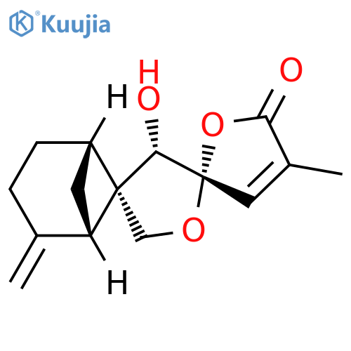 Dispiro[bicyclo[3.1.1]heptane-6,4'(5'H)-furan-2'(3'H),2''(5''H)-furan]-5''-one,3'-hydroxy-4''-methyl-2-methylene-, (1S,2'S,3'S,4'R,5S)- (9CI) structure