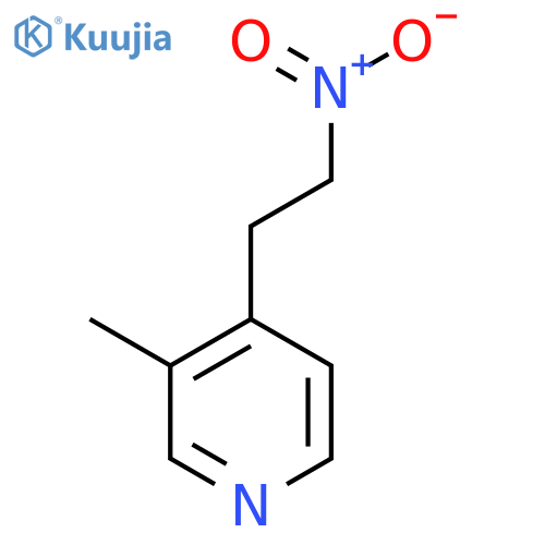 3-methyl-4-(2-nitroethyl)pyridine structure