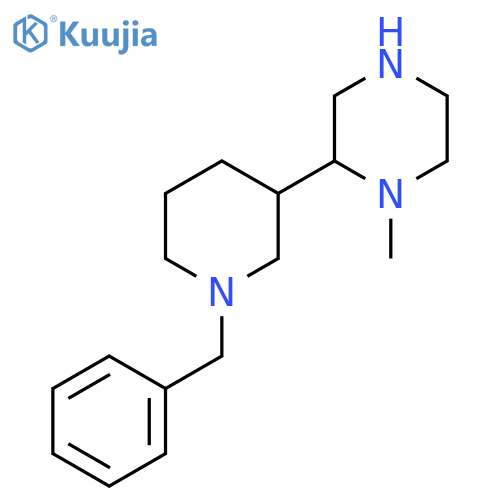 2-(1-benzylpiperidin-3-yl)-1-methylpiperazine structure