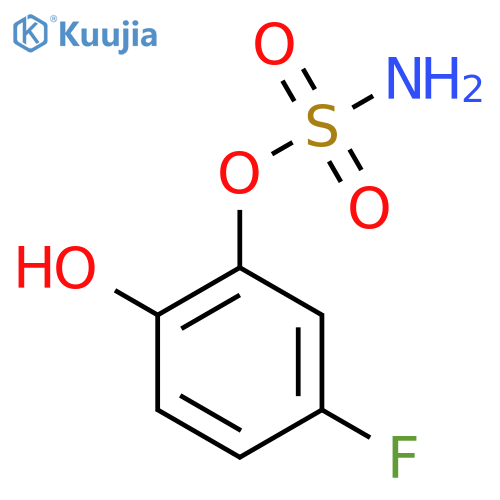 5-fluoro-2-hydroxyphenyl sulfamate structure