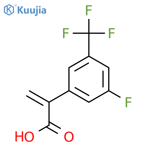 2-3-fluoro-5-(trifluoromethyl)phenylprop-2-enoic acid structure